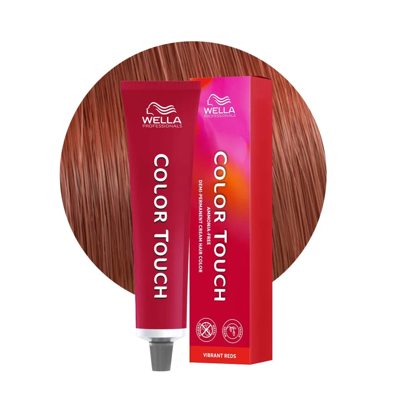 Wella Color Touch Vibrant Reds 8/41 Biondo Chiaro Rame Cenere 60ml - colore semipermanente senza ammoniaca