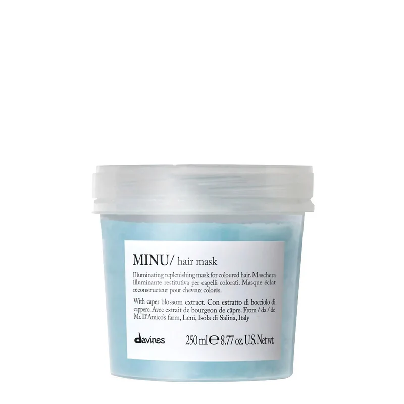 Davines Essential HairCare Minu Hair Mask 250ml - maschera illuminante per capelli colorati
