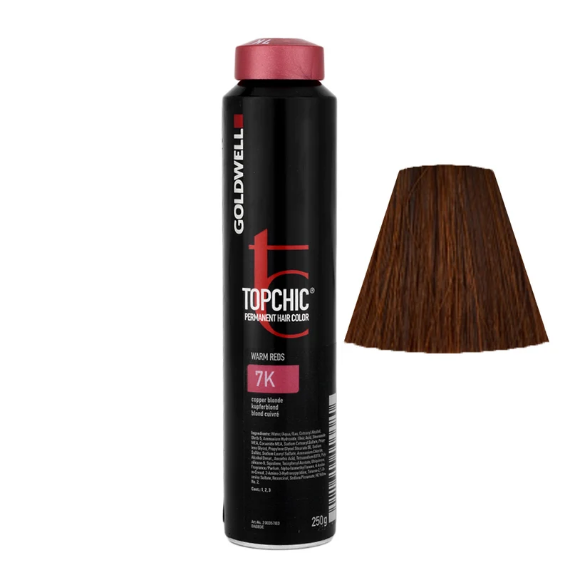 Goldwell Topchic Can W7K Copper Blonde 250gr - colore permanente in bombola