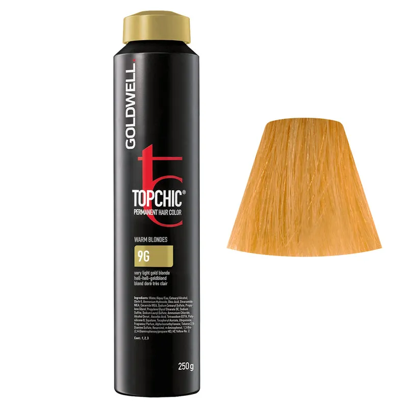 Goldwell Topchic Can 9G Light-Light-Golden Blonde 250gr - colore permanente in bombola