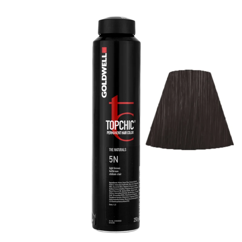 Goldwell Topchic Can 5N Light Brown 250gr - colore permanente in bombola