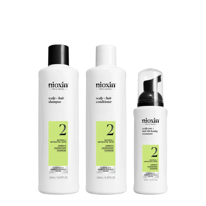 Nioxin Sistema 2 Kit Trifasico 150ml - kit anti assottigliamento avanzato