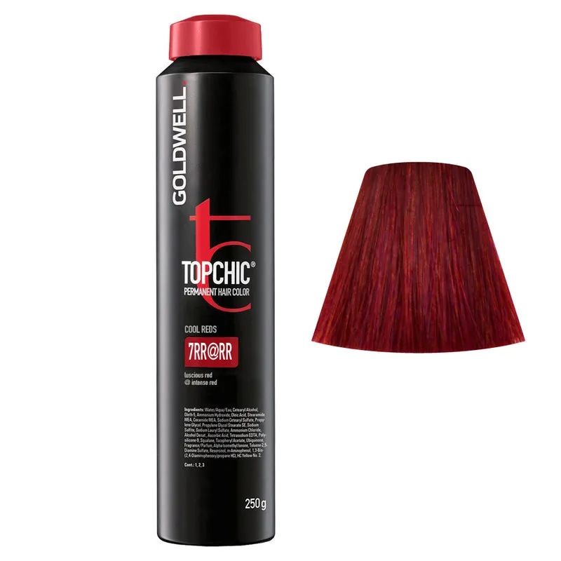 Goldwell Topchic Can 7RR@RR Luscious Red Elumenated Intense Red 250gr - colore permanente in bombola