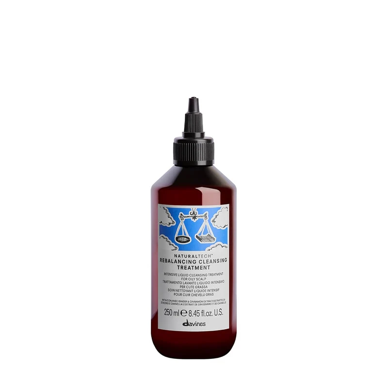 Davines Naturaltech Rebalancing Cleansing Treatment 250ml - trattamento liquido lavante per cute grassa