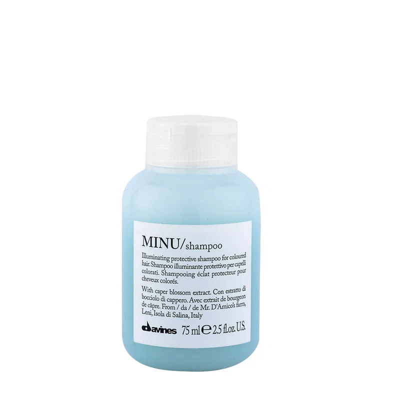 Davines Essential HairCare Minu Shampoo 75ml - shampoo illuminante per capelli colorati