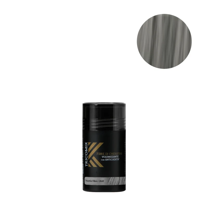 Tricomix Fibre Di Cheratina Grey 12gr - fibre di cheratina volumizzanti con anticaduta