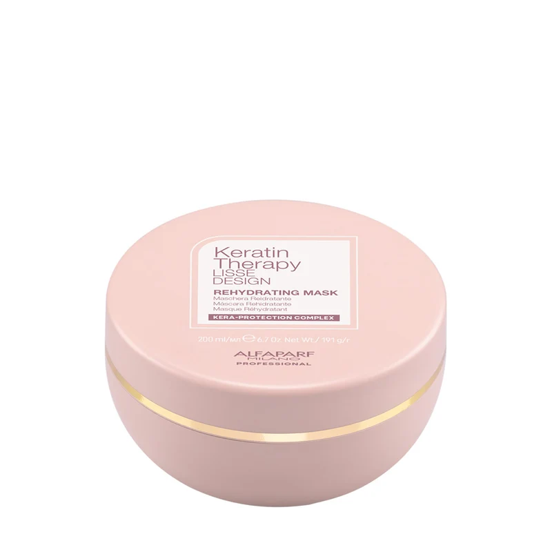 Alfaparf Milano Keratin Therapy Lisse Design Rehydrating Mask 200ml - maschera reidratante
