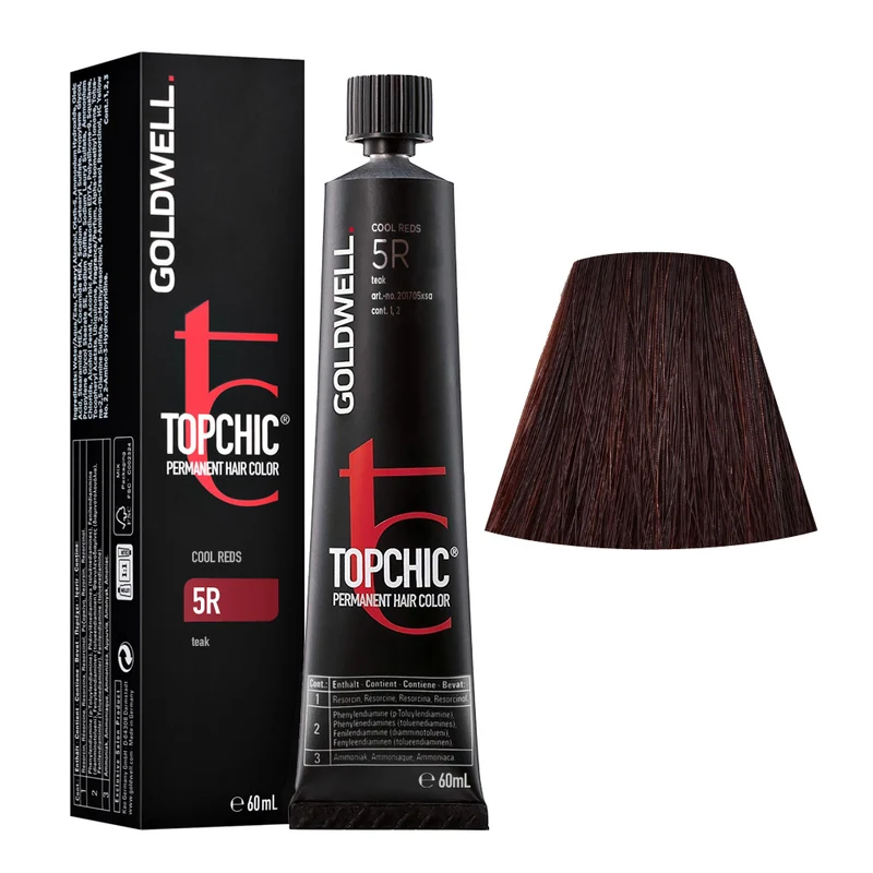 Goldwell Topchic Tube C5R Teak 60ml - colore permanente in tubo
