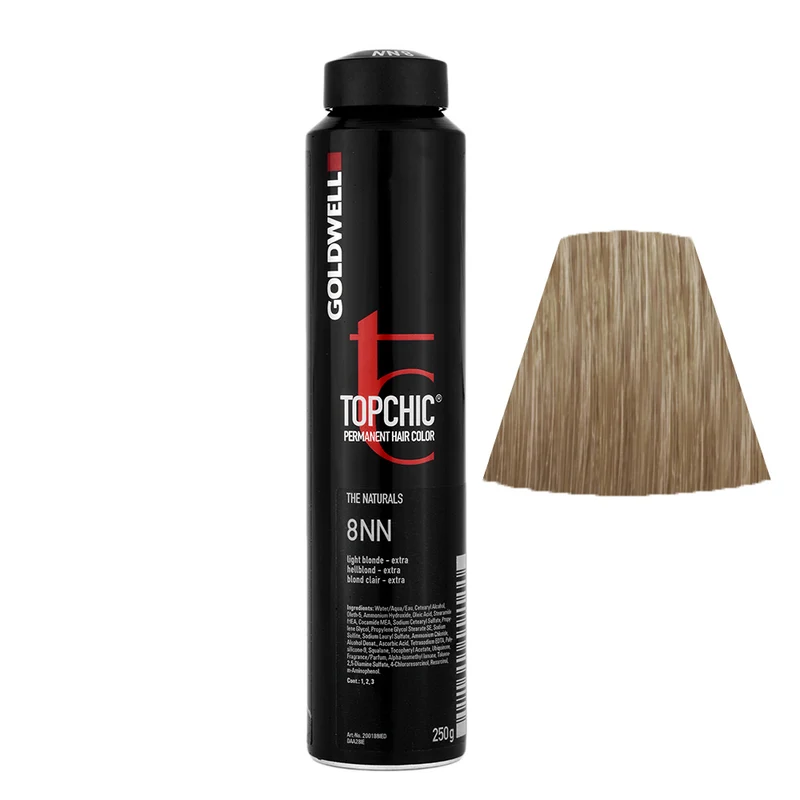 Goldwell Topchic Can 8NN Light Blonde Extra 250gr - colore permanente in bombola