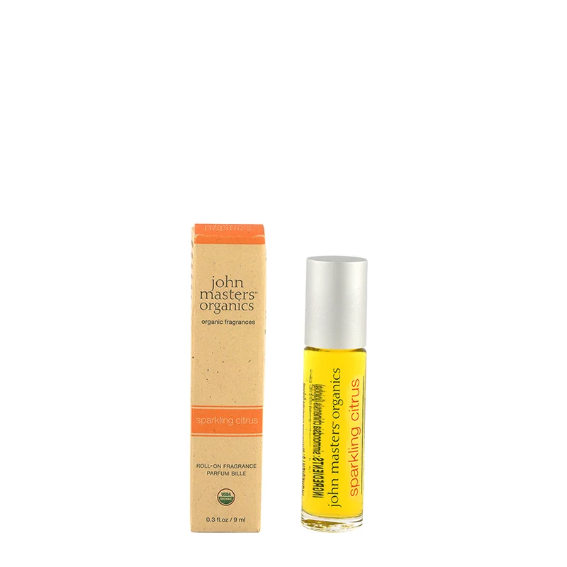 John Masters Organics Sparkling Citrus Roll On Fragrance 9ml - profumo agrumato roll on