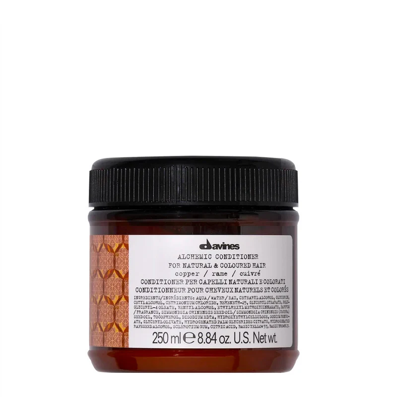 Davines Alchemic Conditioner Copper 250ml - balsamo per esaltare i riflessi di capelli ramati