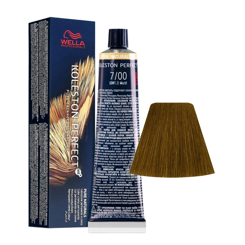 Wella Koleston Perfect Me+ Pure Naturals 7/00 Biondo Medio Intenso 60ml - colorazione permanente