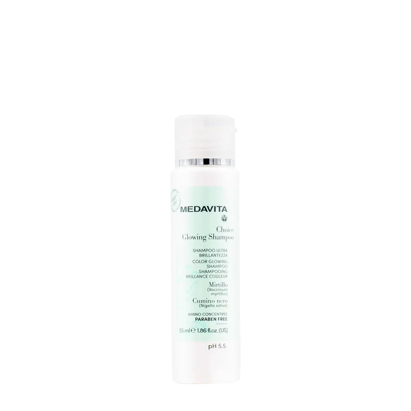 Medavita Choice Glowing Shampoo 55ml - shampoo ultra brillantezza