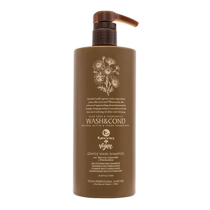 Tecna Gentle Wash Shampoo 750ml - shampoo multi idratante