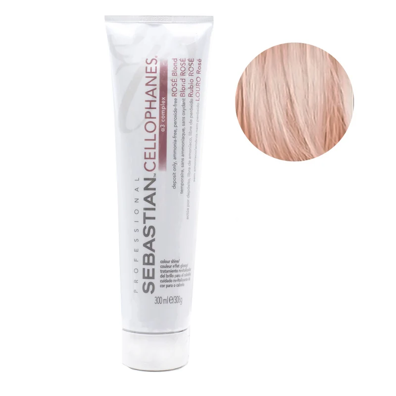 Sebastian Cellophanes Rose Blond 300ml - maschera colorante ristrutturante
