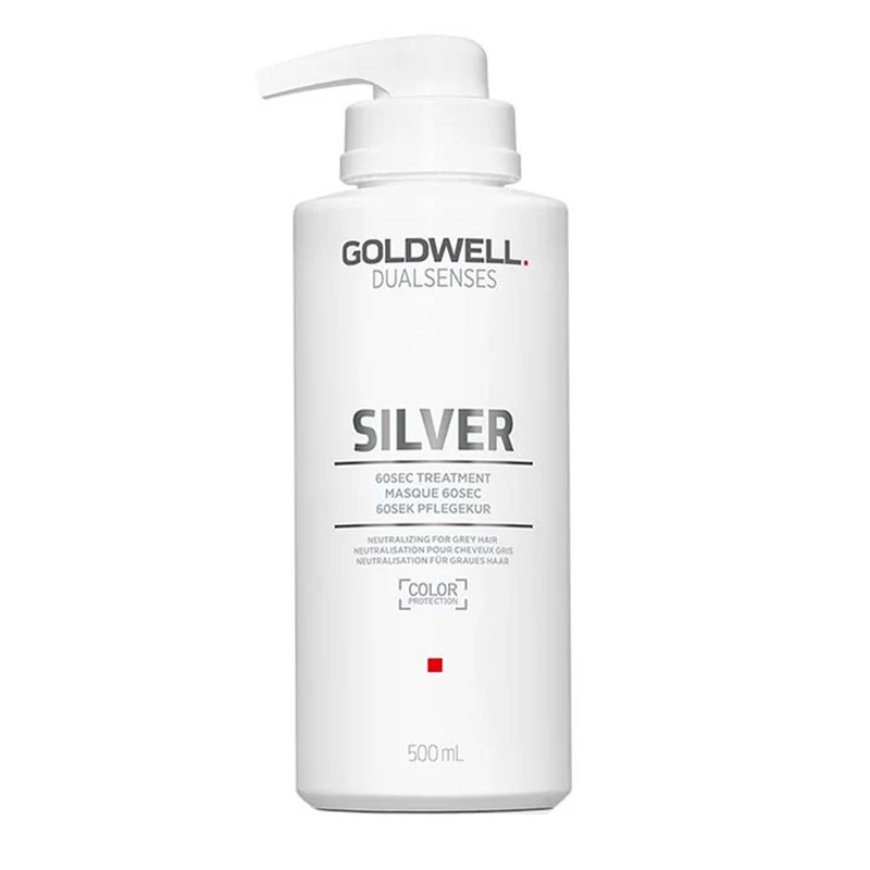Goldwell Dualsenses Silver 60s Treatment 500ml - trattamento per capelli grigi e biondi freddi