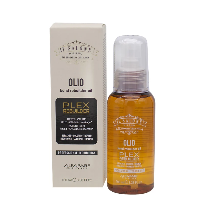 Alfaparf Milano Il Salone Plex Rebuilder Oil 100ml - olio ristrutturante per capelli rovinati