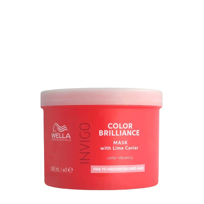 Wella Invigo Color Brilliance Fine Vibrant Color Mask 500ml - maschera per capelli normali-fini