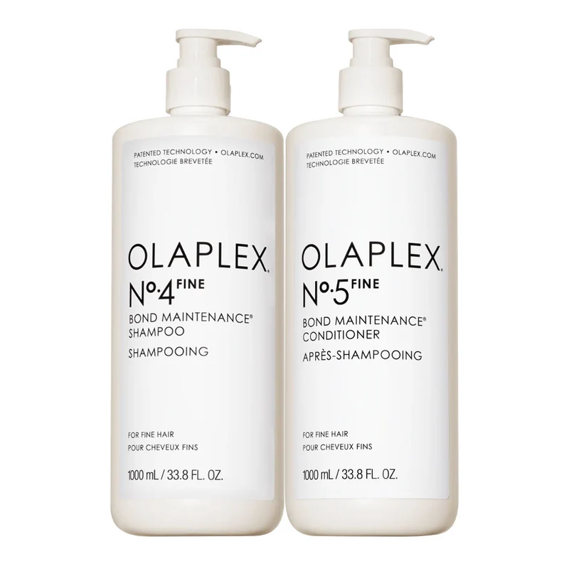 Olaplex N° 4 Fine Bond Maintenance Shampoo 1000ml N° 5 Fine Bond Maintenance Conditioner 1000ml