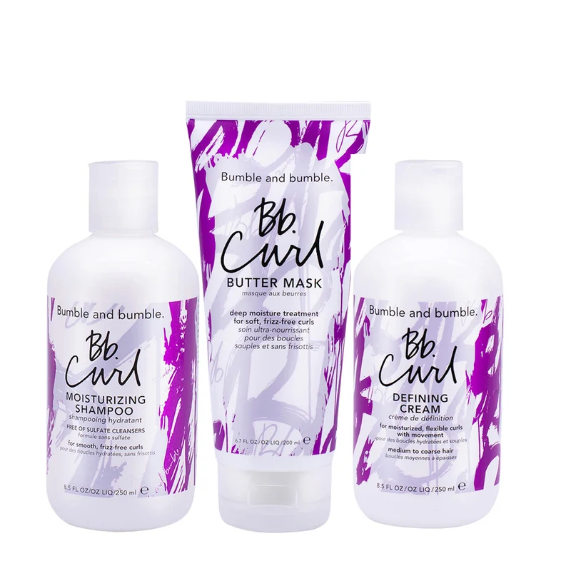 Bumble and bumble. Bb. Curl Shampoo 250ml Butter Mask 200ml Defining Cream 250ml