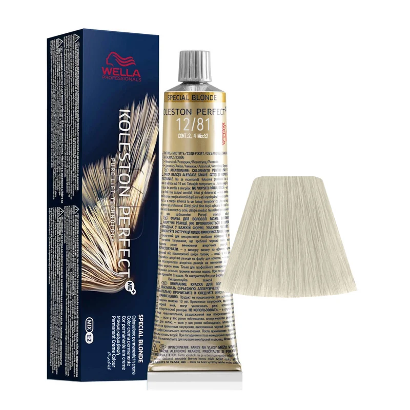 Wella Koleston Perfect Me+ Special Blondes 12/81 Perla Cenere 60ml - colorazione permanente