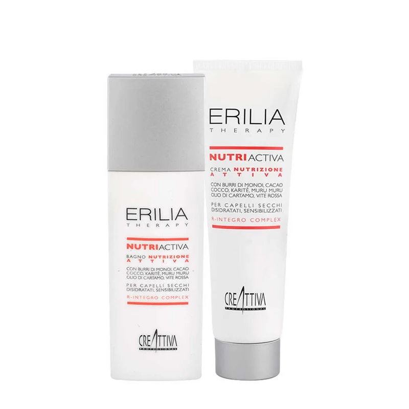 Erilia NutriActiva Bagno Nutrizione Attiva 250ml Maschera 300ml