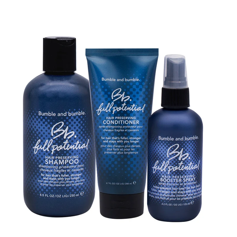 Bumble and bumble. Bb. Full Potential Shampoo 250ml Conditioner 200ml Booster Spray 125ml