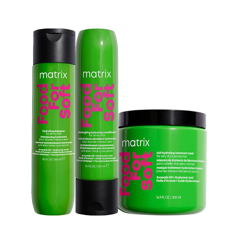 Matrix Food For Soft Shampoo 300ml Conditioner 300ml Mask 500ml