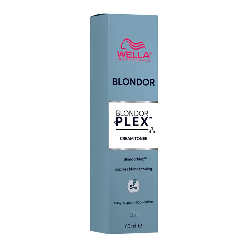 Wella Professional Blondor Plex Cream Toner Pale Silver /81 60ml - colorazione permanente tonalizzante