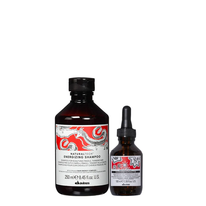 Davines Naturaltech Energizing Shampoo 250ml Superactive 100ml