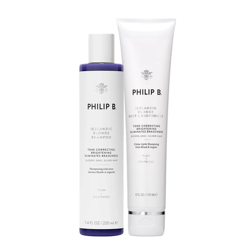 Philip B Icelandic Blonde Shampoo 220ml Deep Conditioner 178ml