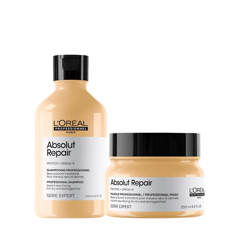 L'Oréal Professionnel Paris Serie Expert Absolut Repair Shampoo 300ml Mask 250ml