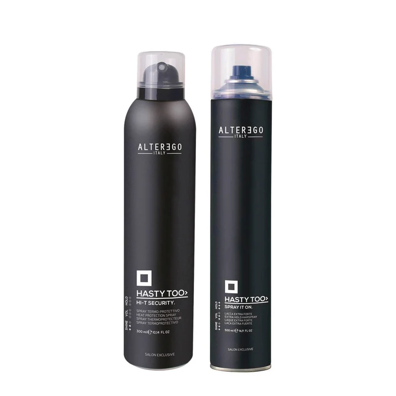 Alterego Styling Spray Protezione Termica 300ml e Lacca Extra Forte 500ml