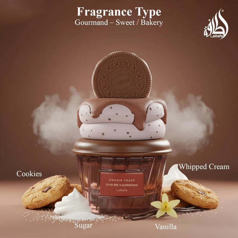 LATTAFA GIVE ME GOURMAND COOKIE CRAVE EDP 75ML