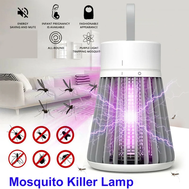 Lampada Elettrica uccidi Zanzare Portatile Led Elimina Zanzare