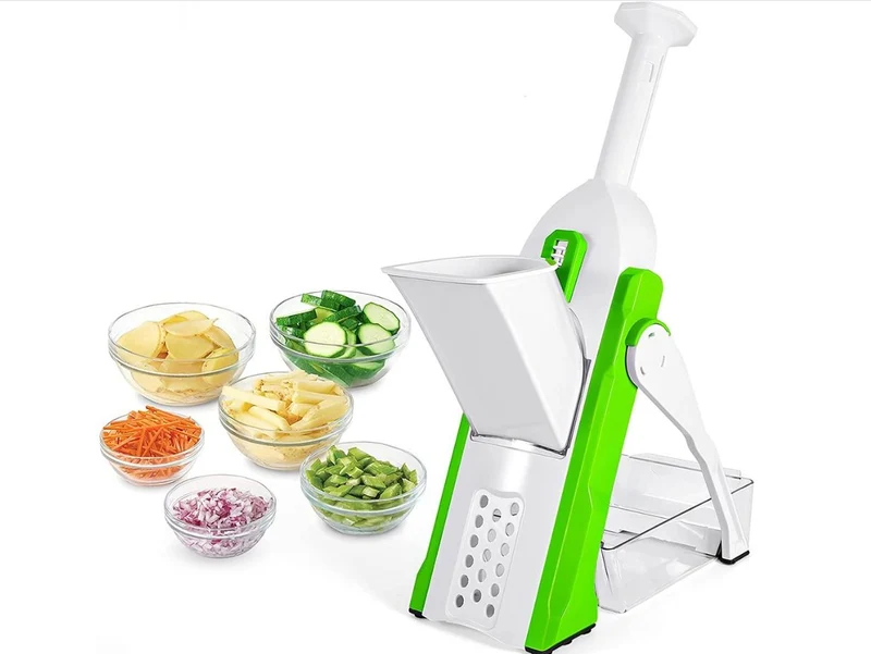 Mandolina taglia verdure affetta patate cips stick taglia rondelle regolabile