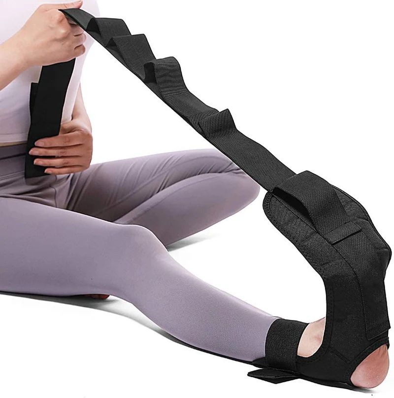 Cintura per allungamento dei legamenti da yoga cintura per allenamento per le gambe caviglia corretta cintura per esercizi e fisioterapia