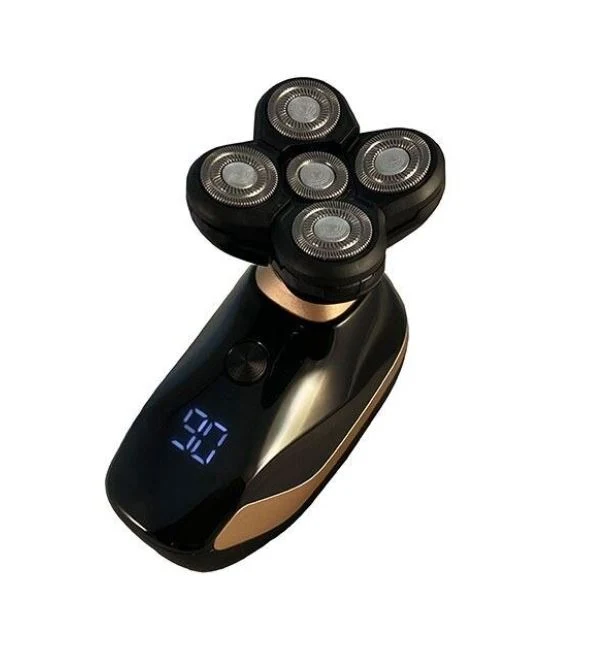 Rasoio Professionale a Batteria da Uomo con Display Numerico fino ad 1 Ora di Utilizzo con 3 modalità