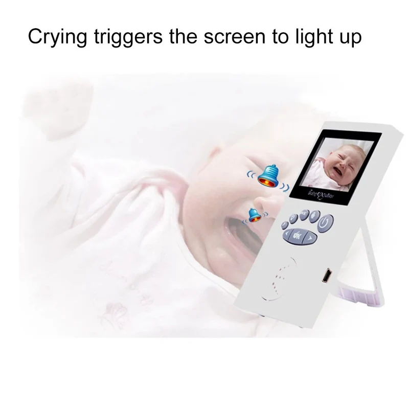 Wireless Camera TFT LCD Baby Monitor Video Visione Notturna Ad Infrarossi in Tempo Reale Audio Bambino 2.4 Pollici