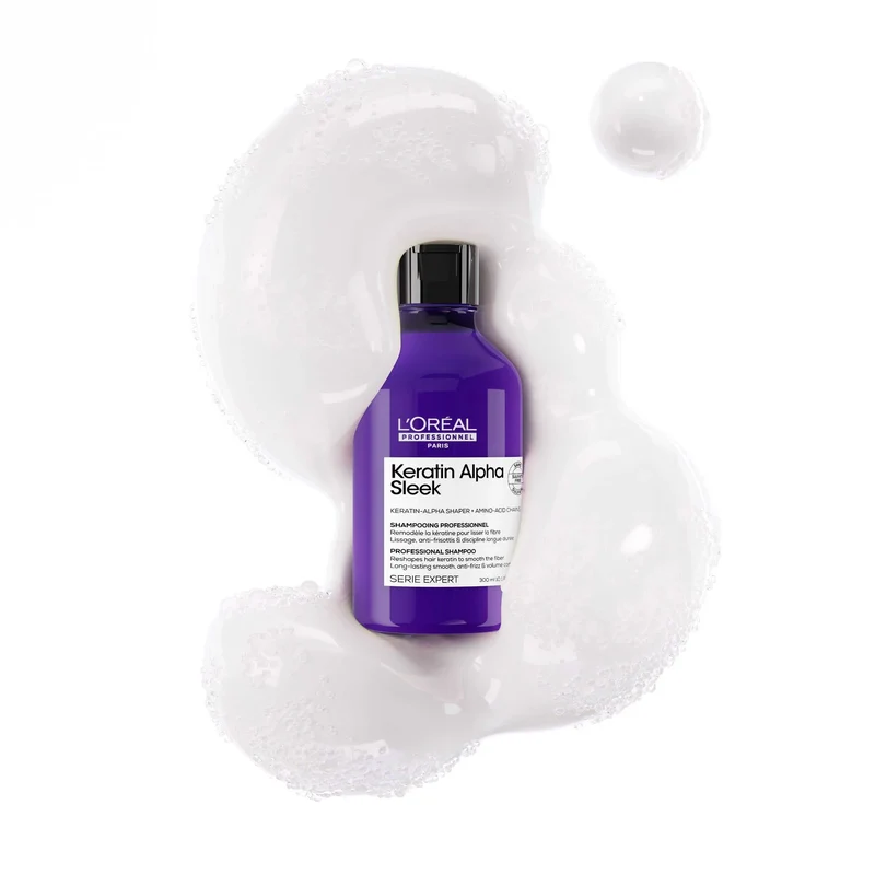 L'OREAL SERIE EXPERT KERATIN ALPHA SLEEK SHAMPOO 300 ML