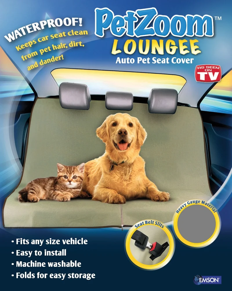 Pet Zoom Loungee Copri Sedile Per Animali Cani Gatti Rivestimento Pulizia