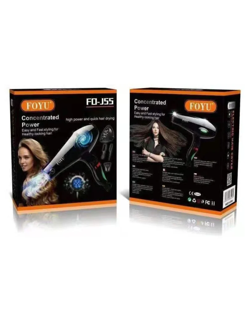 Phon Asciugacapelli Professionale foyu 3800Watt - temperatura regolabile