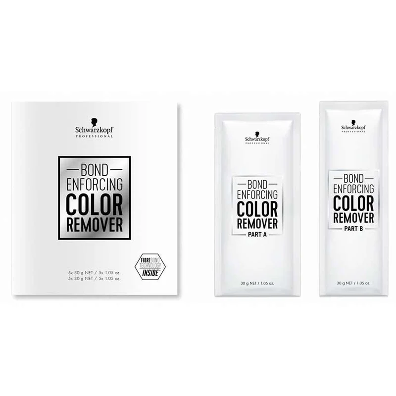 SCHWARZKOPF BOND ENFORCING COLOR REMOVER 5X30GR + 5X30ML