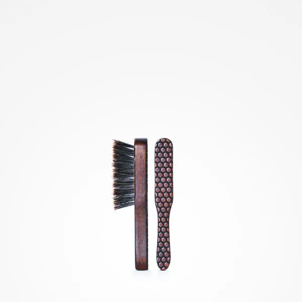 SPAZZOLA RETTANGOLARE MINI CON MANICO BEEHIVE 3 FILE 11,5CM