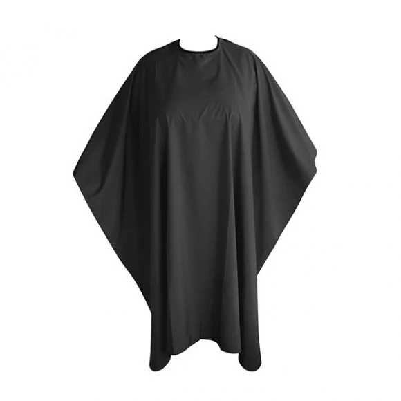 Mantella Taglio Basic Hook Chiusura Bottoni 128x148 cm Nera
