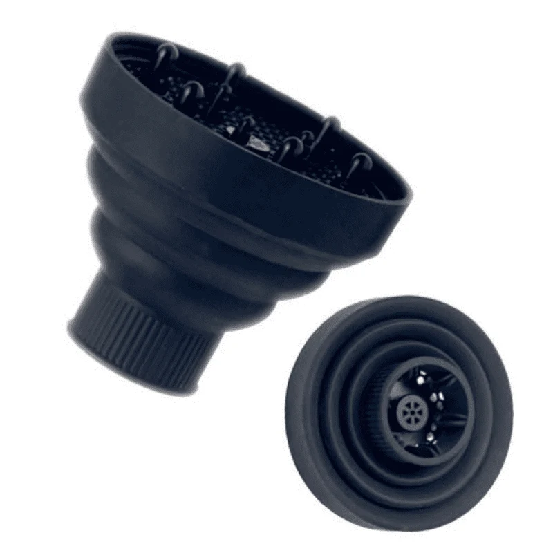 DIFFUSORE PIEGHEVOLE IN SILICONE NERO