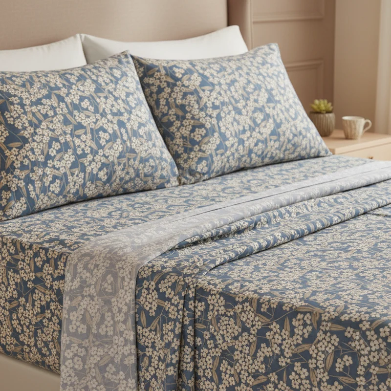 Completo Letto Matrimoniale 100% cotone Camilla