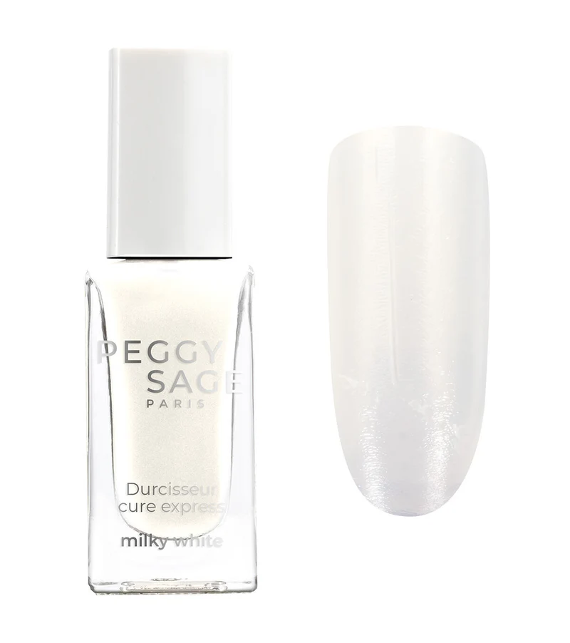 PEGGY SAGE SMALTO INDURENTE CURA EXPRESS MILKY WHITE 11 ML PEG.120990