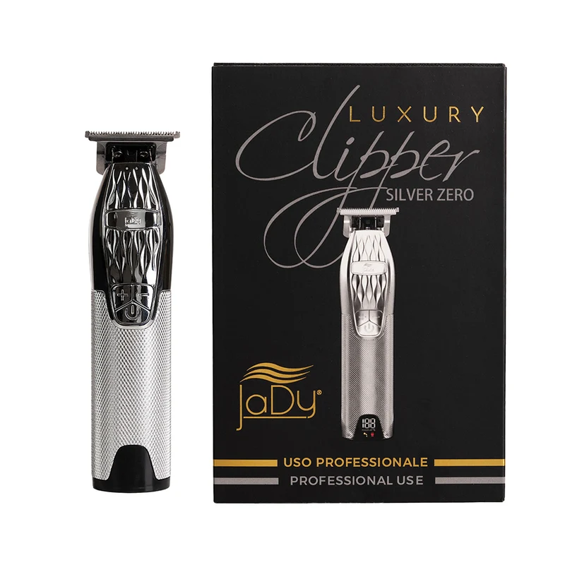 JADY LUXURY CLIPPER SILVER ZERO TOSATRICE RASOIO ELETTRICO TAGLIO 0 USO PROFESSIONALE