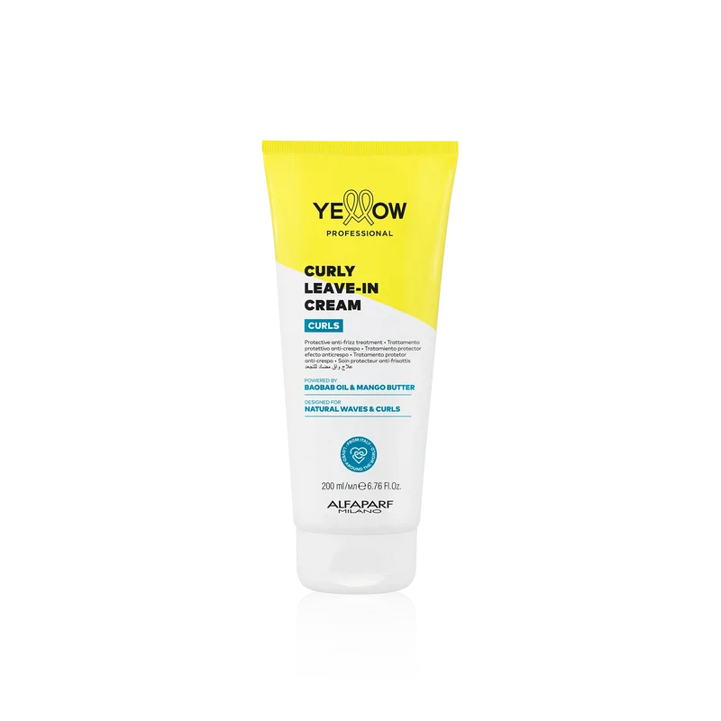 ALFAPARF YELLOW CURL LEAVE-IN CREAM 200 ML